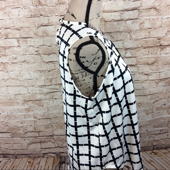 New Perseption Concepts Embellished Sleeveless Top - Picture 3 of 6